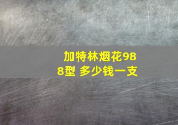 加特林烟花988型 多少钱一支